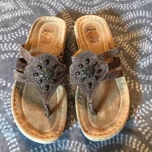 Earth Spirit Boho Style Beaded & Braided Sandals